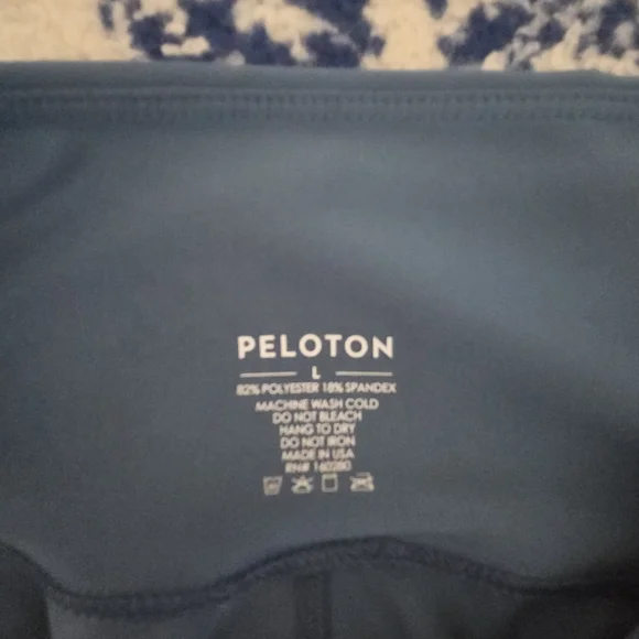 Peloton Blue High-Waisted Leggings - Picture 2 of 5